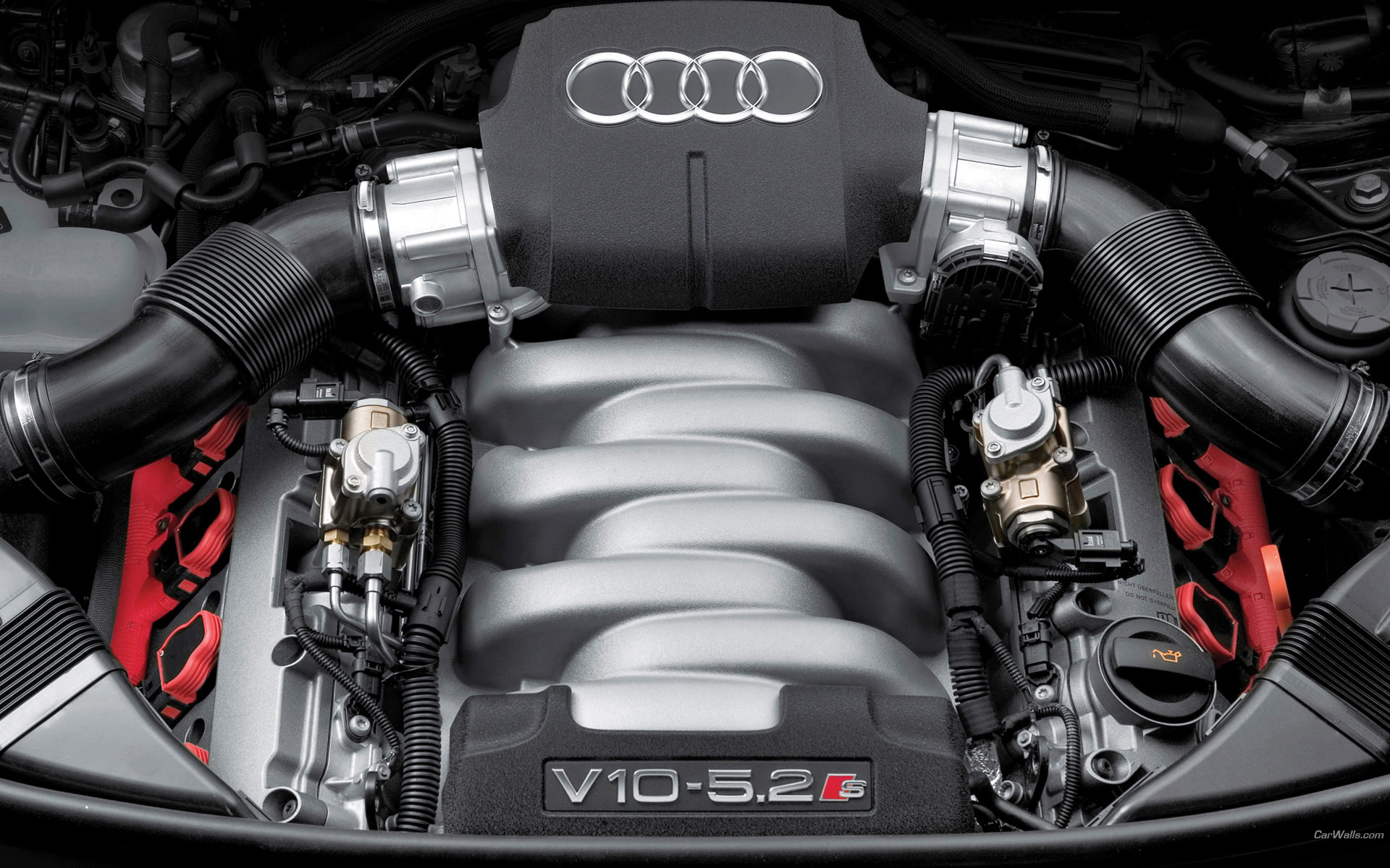 Download full size Audi S6 engine Audi wallpaper / 1920x1200