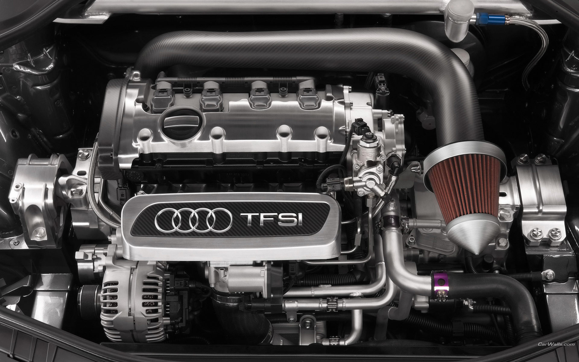 Download full size TT Clubsport engine TFSI Audi wallpaper / 1920x1200