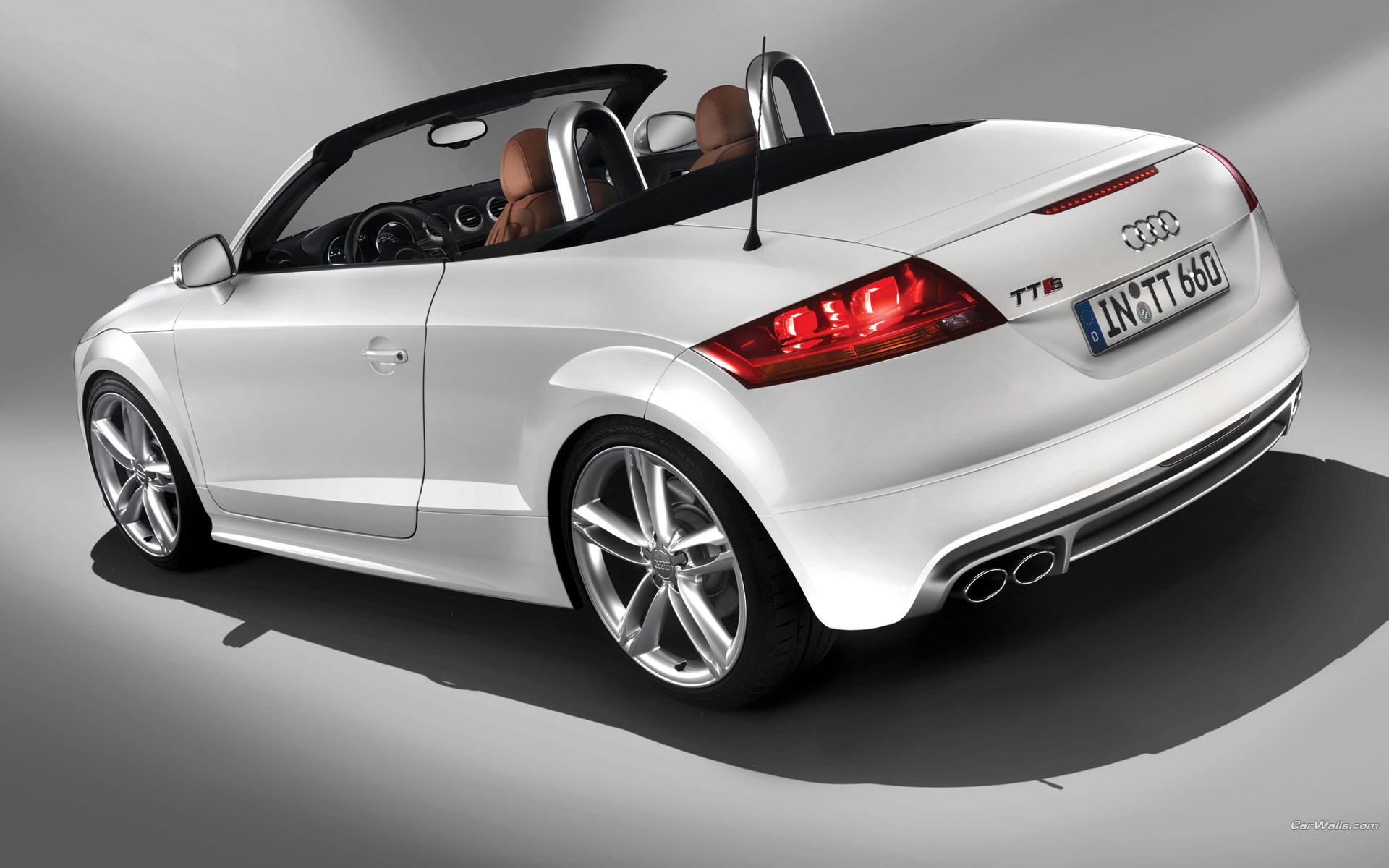 Download full size TT S white coupe cabriolet Audi wallpaper / 1920x1200