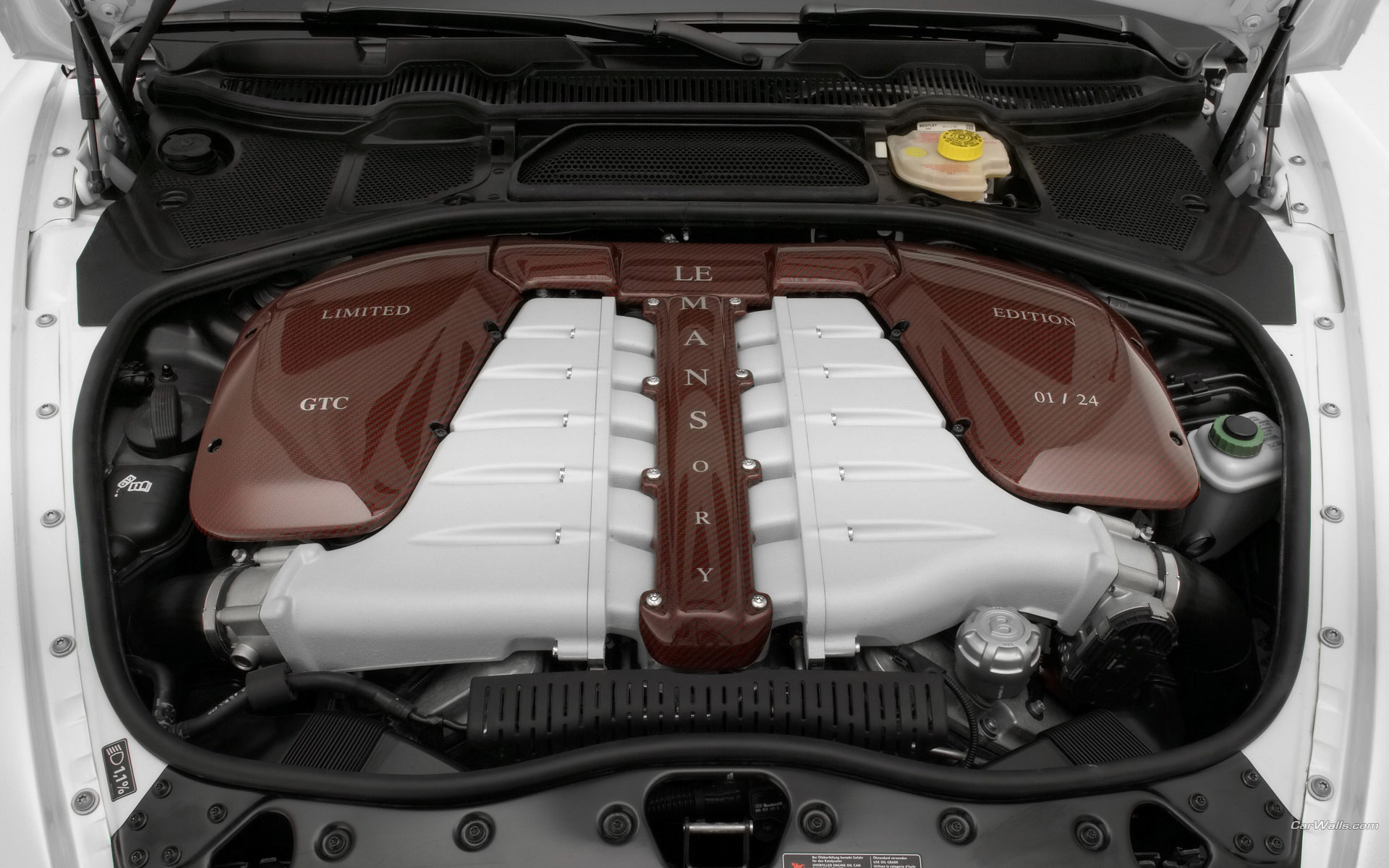 Download full size continental GTC engine Bentley wallpaper / 1920x1200