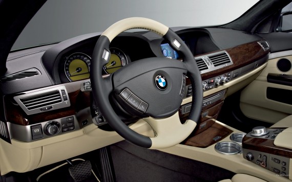 Free Send to Mobile Phone 760iL dashboard Bmw wallpaper num.432
