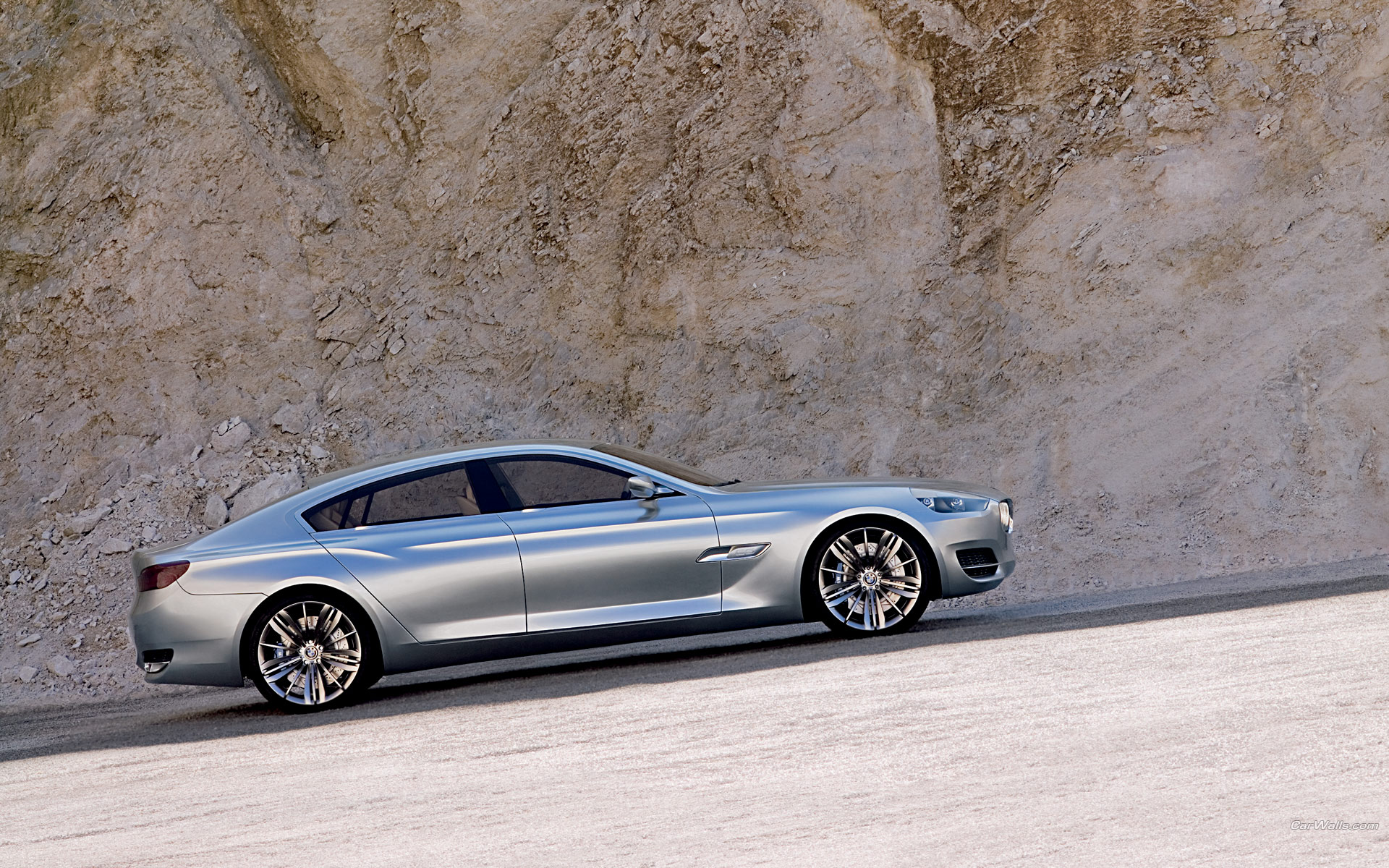 Download HQ CS concept silver side Bmw wallpaper / 1920x1200