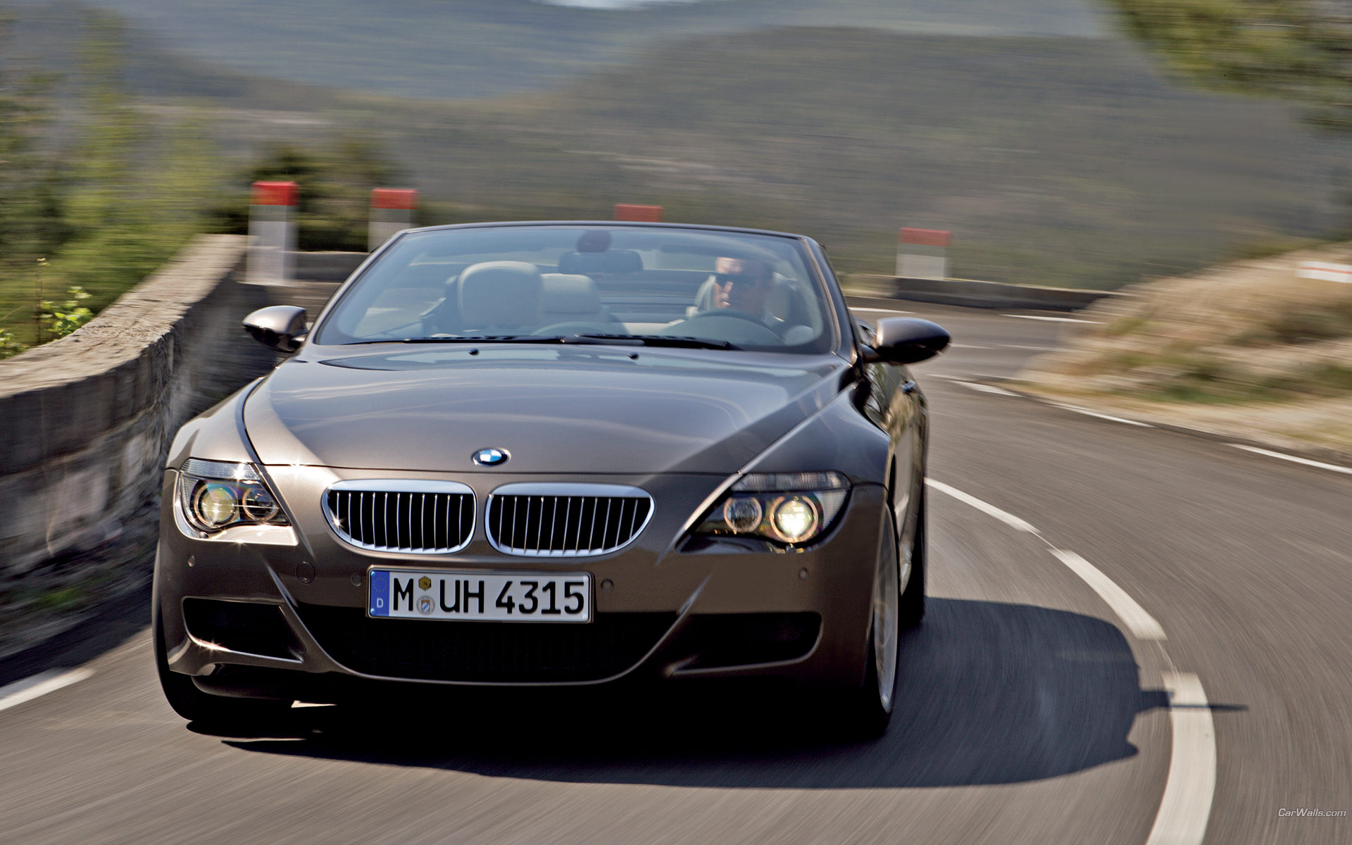 Download full size M6 cabrio front Bmw wallpaper / 1920x1200