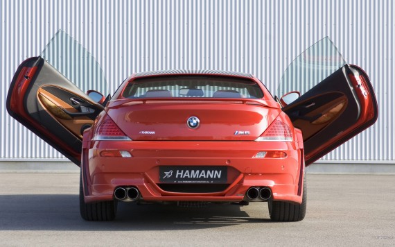 Free Send to Mobile Phone M6 hamann red open doors Bmw wallpaper num.487