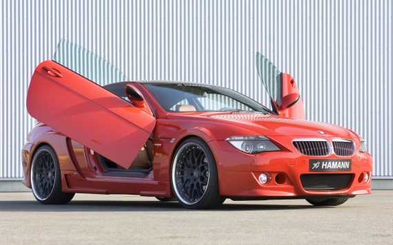 Free Send to Mobile Phone M6 hamann red open doors Bmw wallpaper num.486