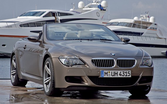Free Send to Mobile Phone M6 cabrio front yachts Bmw wallpaper num.461