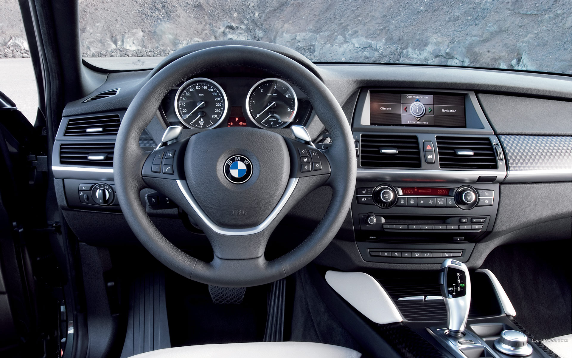 Download HQ X6 dashboard Bmw wallpaper / 1920x1200