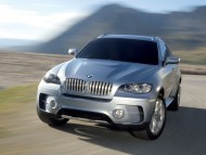 X6 Concept ActiveHybrid silver front / Bmw