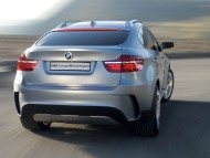 Download X6 Concept ActiveHybrid silver back / Bmw