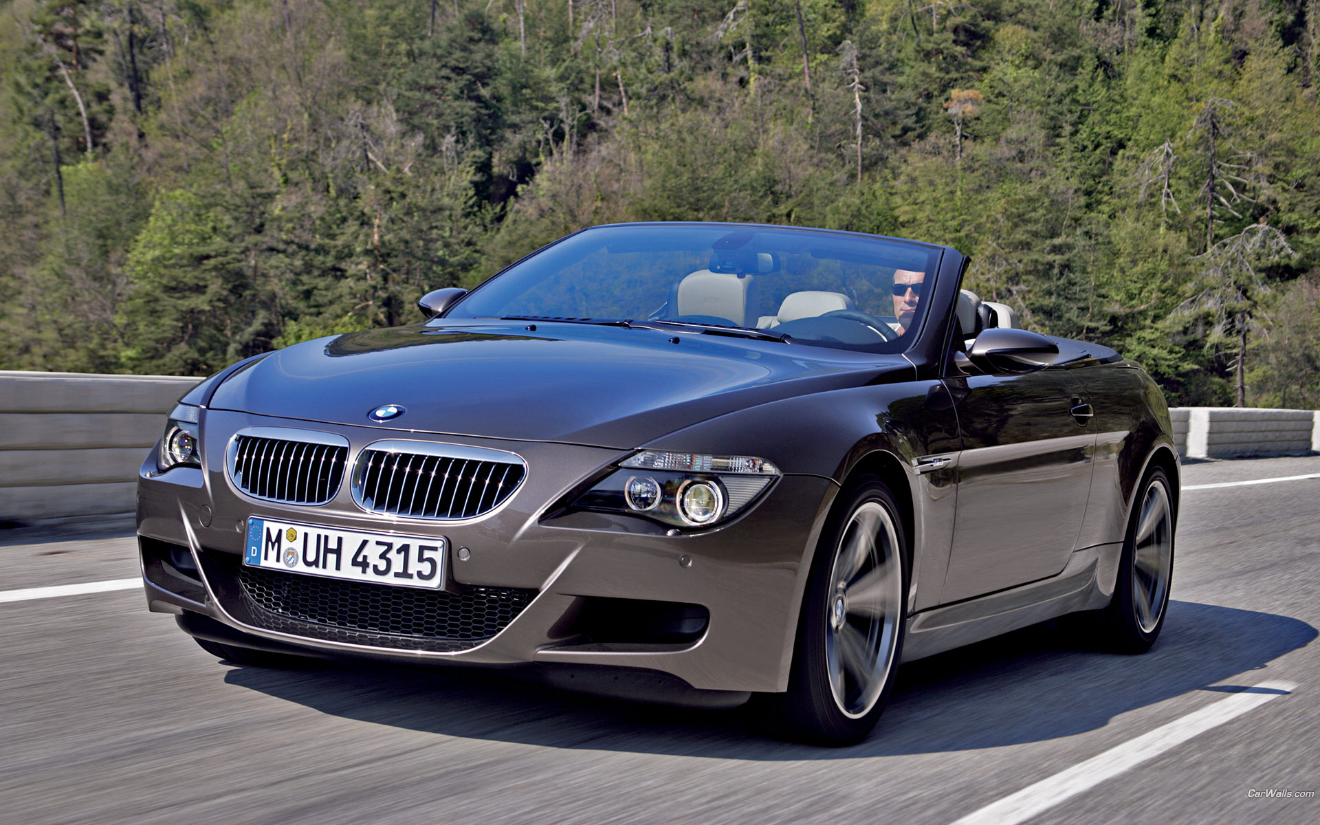 Download full size M6 cabrio front Bmw wallpaper / 1920x1200