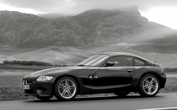 Free Send to Mobile Phone Z4 coupeM black side Bmw wallpaper num.260