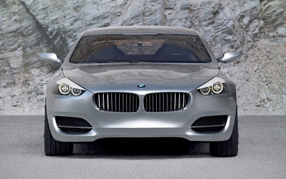 Free Send to Mobile Phone CS concept silver front Bmw wallpaper num.361