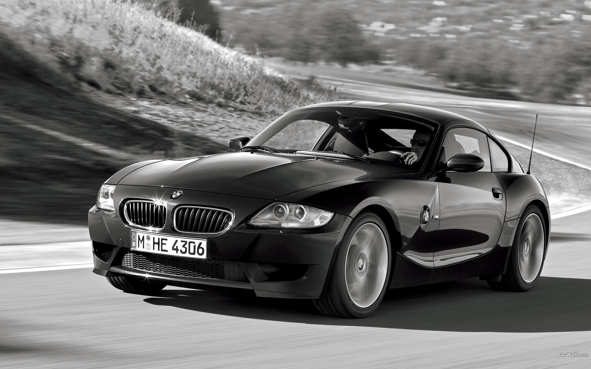 Download HQ Z4 coupeM black front Bmw wallpaper / 1920x1200