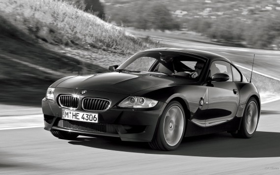 Free Send to Mobile Phone Z4 coupeM black front Bmw wallpaper num.259