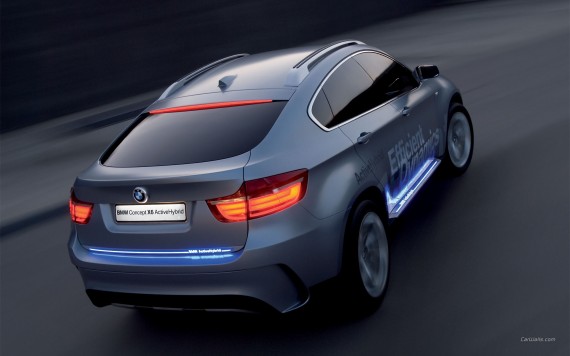 Free Send to Mobile Phone X6 Concept ActiveHybrid silver angle Bmw wallpaper num.285