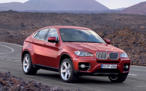 Free Send to Mobile Phone X6 red angle Bmw wallpaper num.312