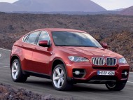 Download X6 red angle / Bmw