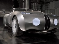 Mille Miglia futuristic retro style prototype front / Bmw