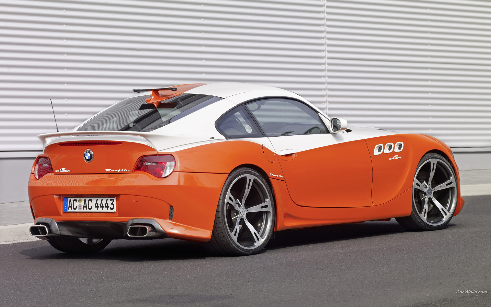 Download HQ Z4 ACS Protile coupe orange back Bmw wallpaper / 1920x1200