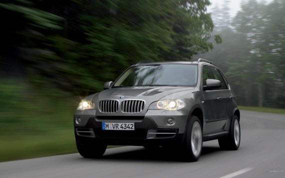 Free Send to Mobile Phone X5 jeep grey front Bmw wallpaper num.320