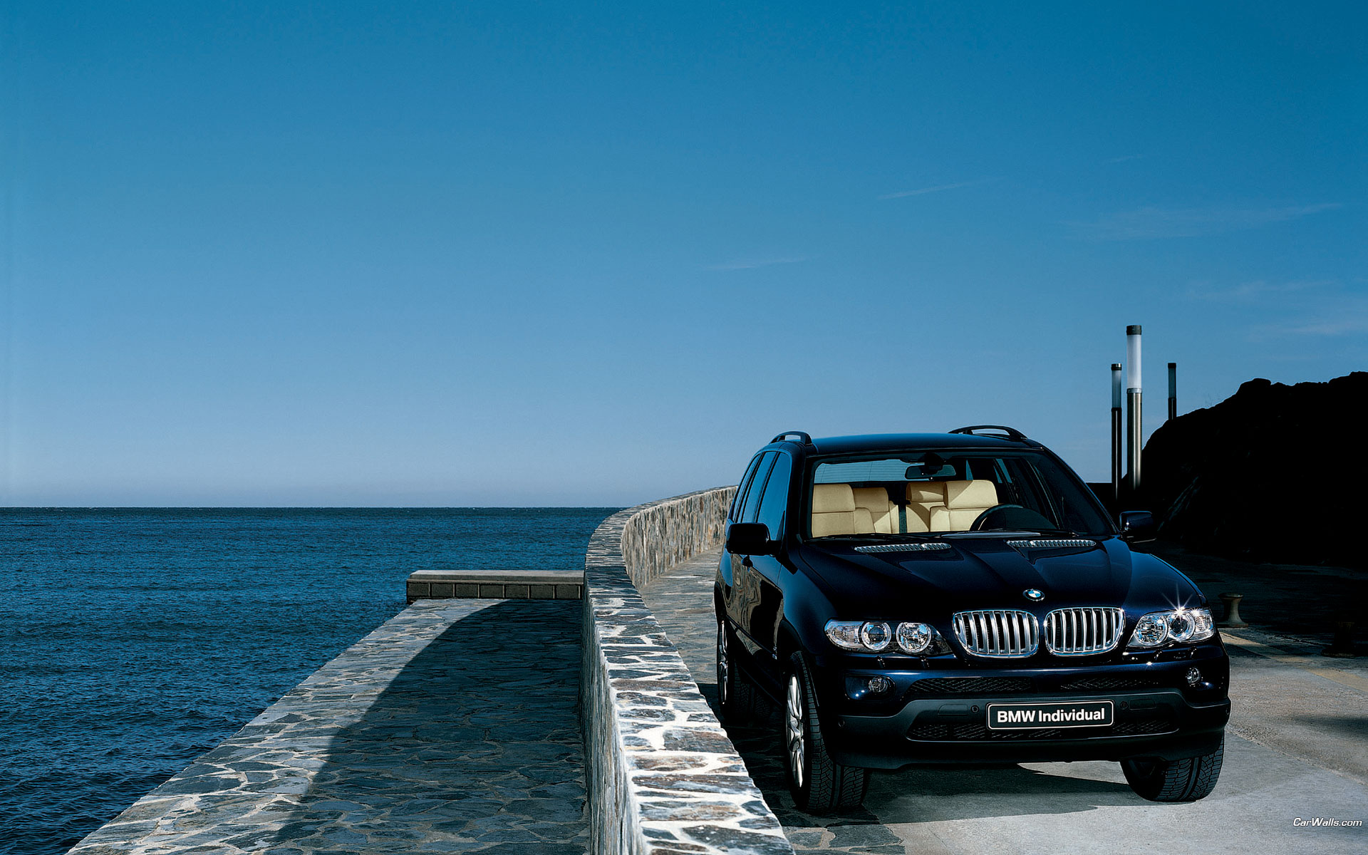 Download HQ X5 black coast Bmw wallpaper / 1920x1200