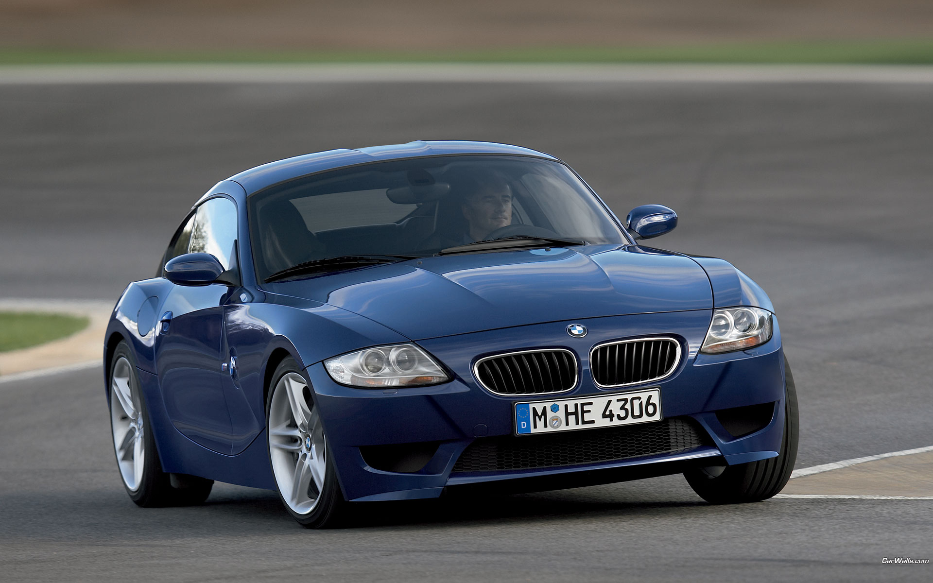 Download full size Z4 coupeM blue front Bmw wallpaper / 1920x1200