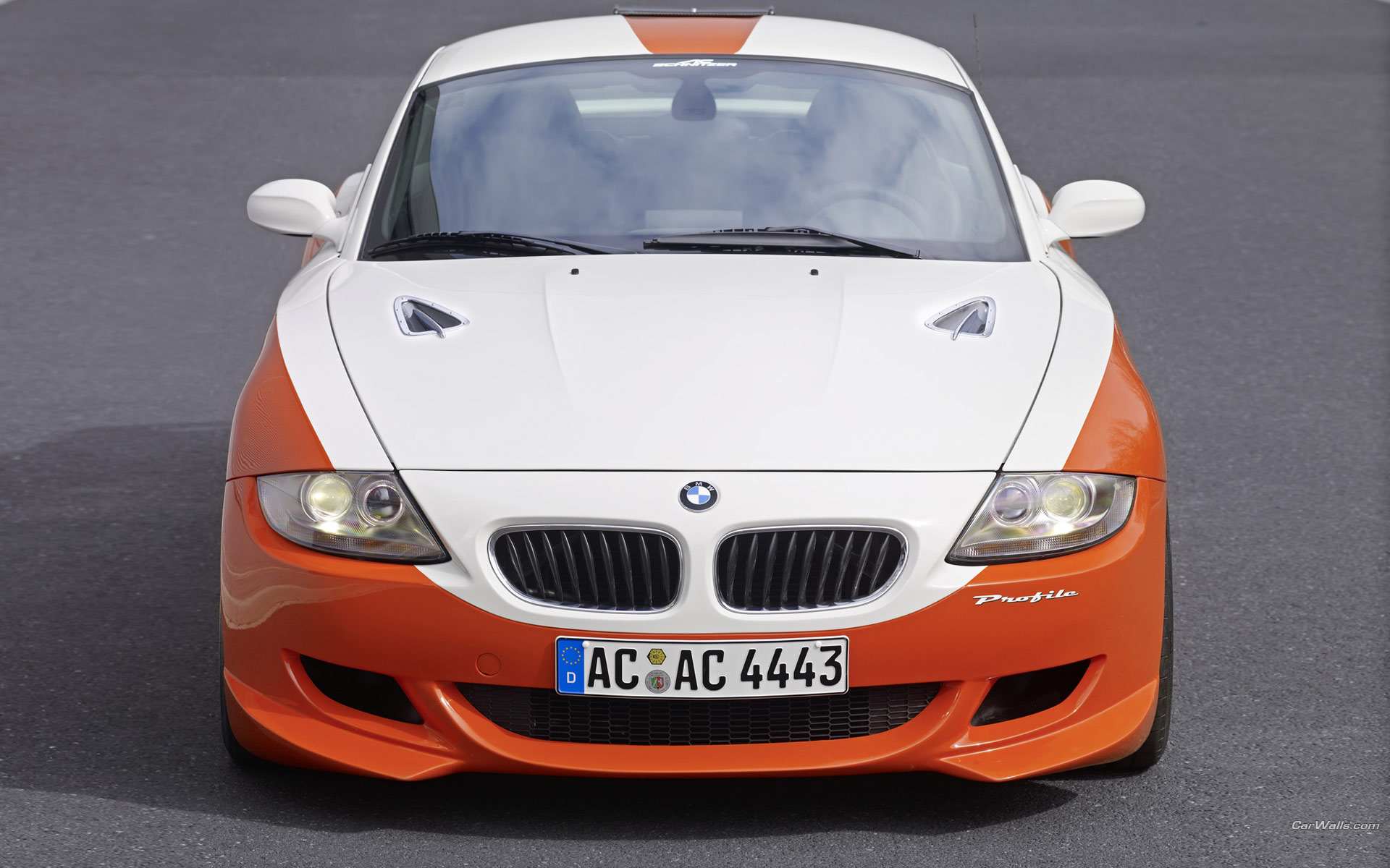 Download full size Z4 ACS Protile coupe orange front Bmw wallpaper / 1920x1200