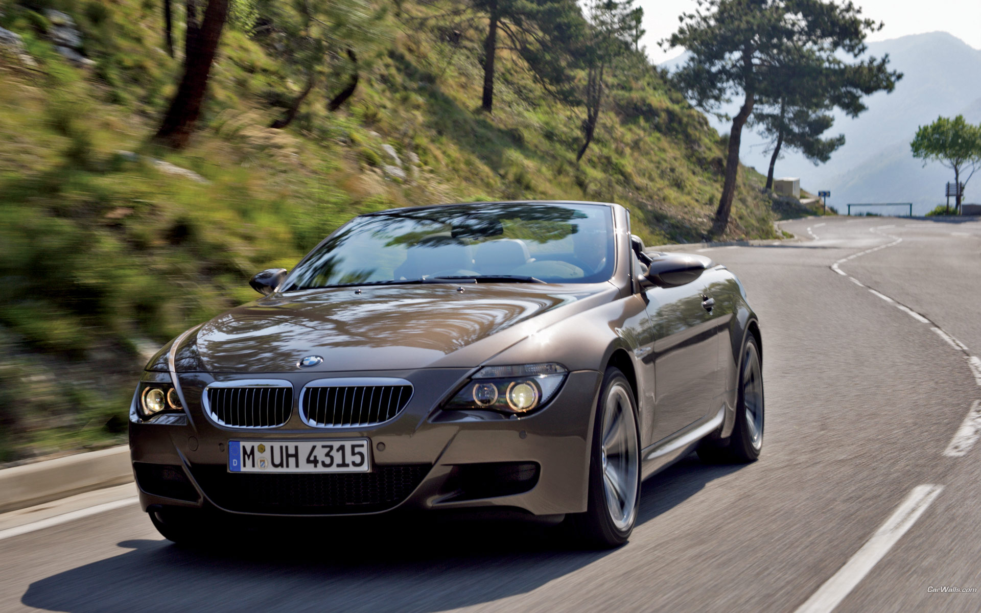 Download High quality M6 cabrio front Bmw wallpaper / 1920x1200