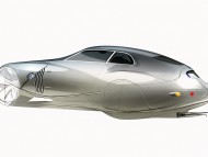 Mille Miglia futuristic prototype sketch / Bmw