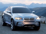 Download X6 Concept ActiveHybrid silver front / Bmw
