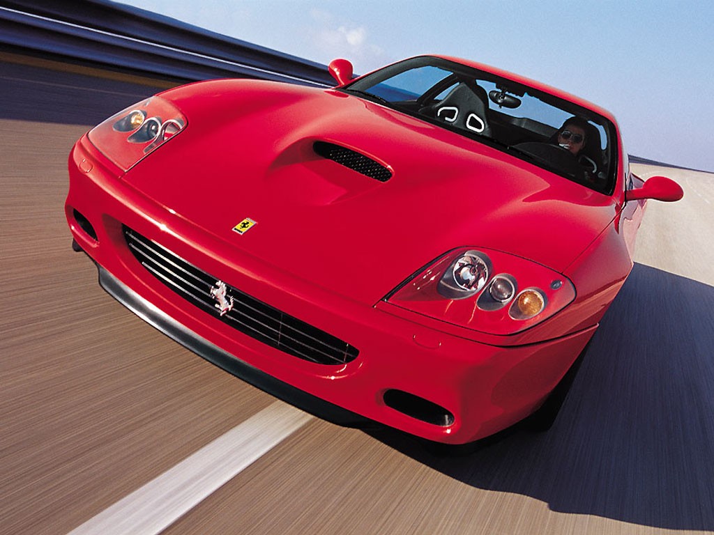 Full size 575 Maranello Ferrari wallpaper / 1024x768