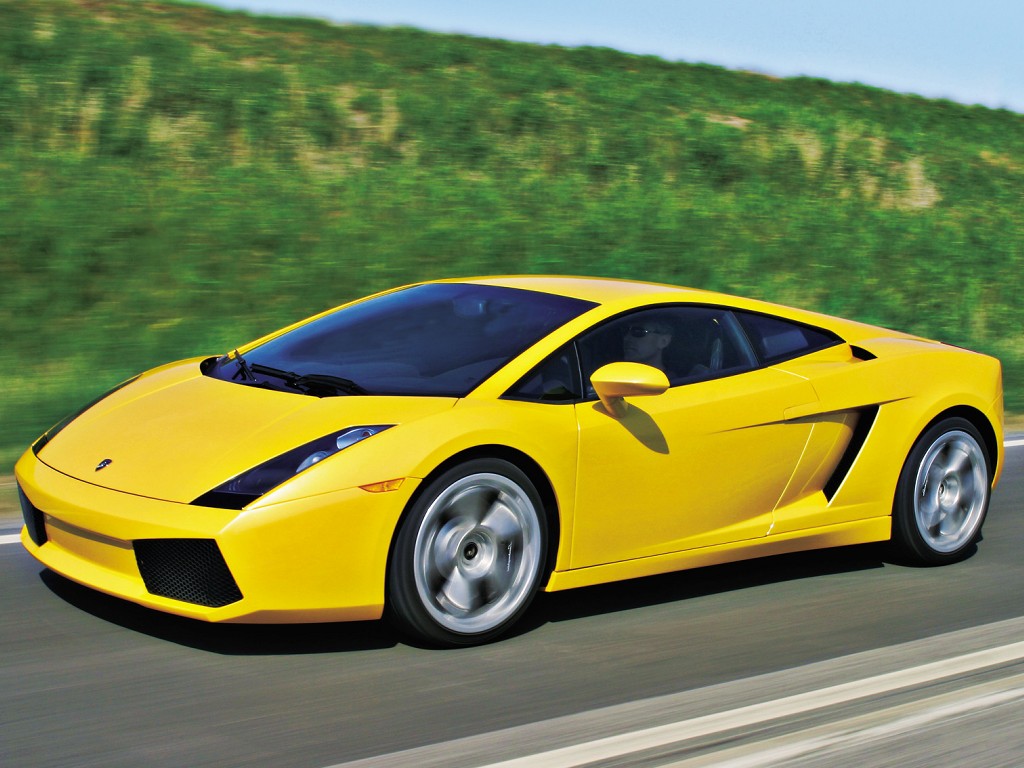 Full size Gallardo Yellow Lamborghini wallpaper / 1024x768