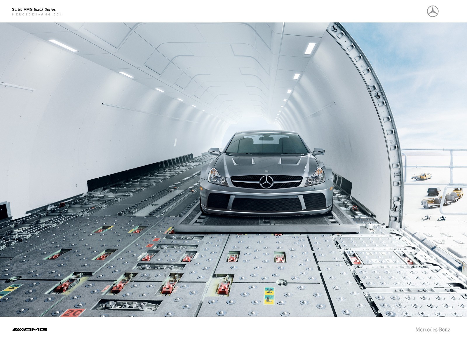Download full size SL 65 AMG Black Series Mercedes wallpaper / 1600x1200