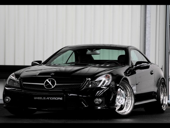 Free Send to Mobile Phone SL 63 front Mercedes wallpaper num.170