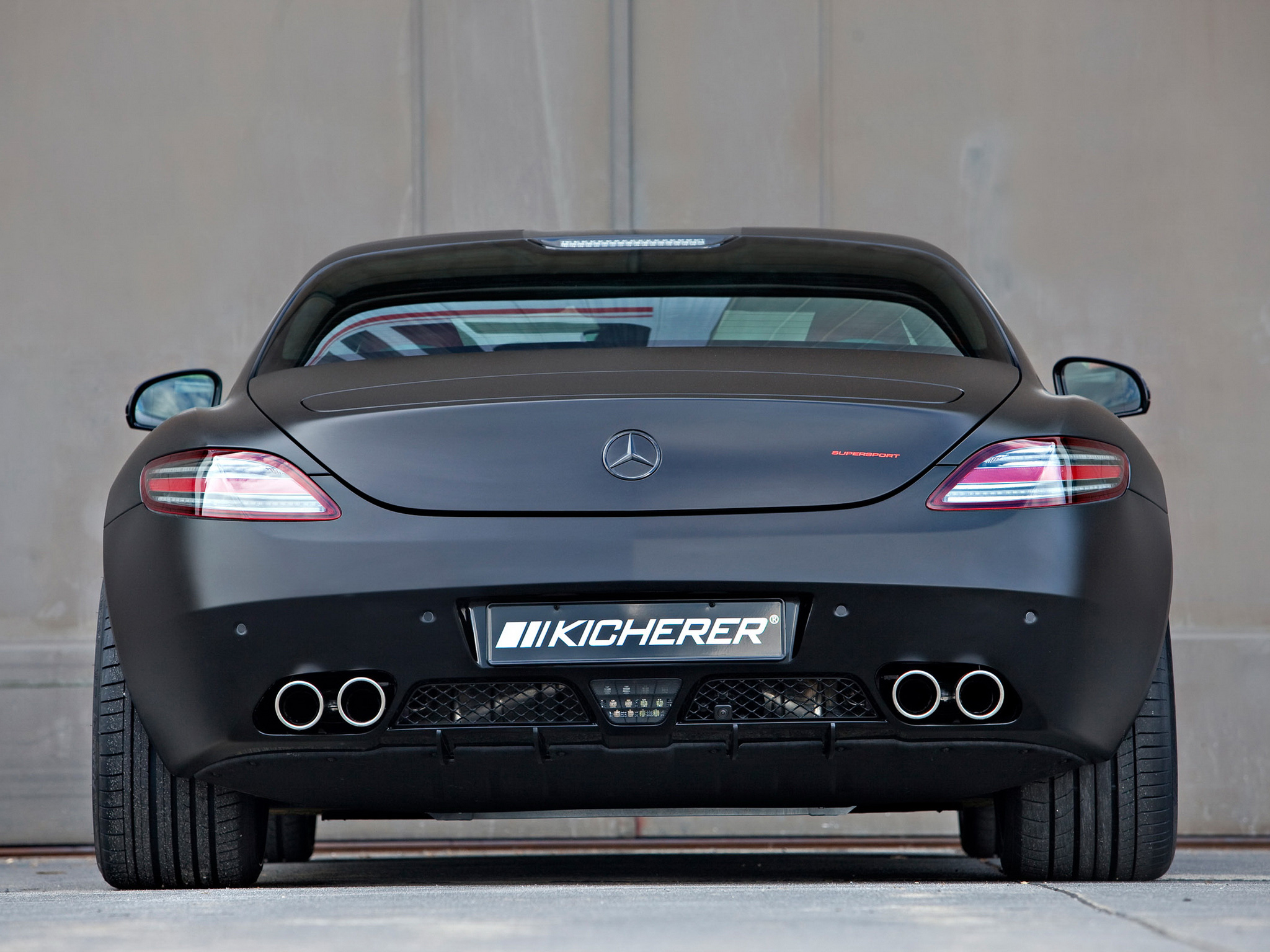 Download High quality Kicherer black back Mercedes wallpaper / 2048x1536