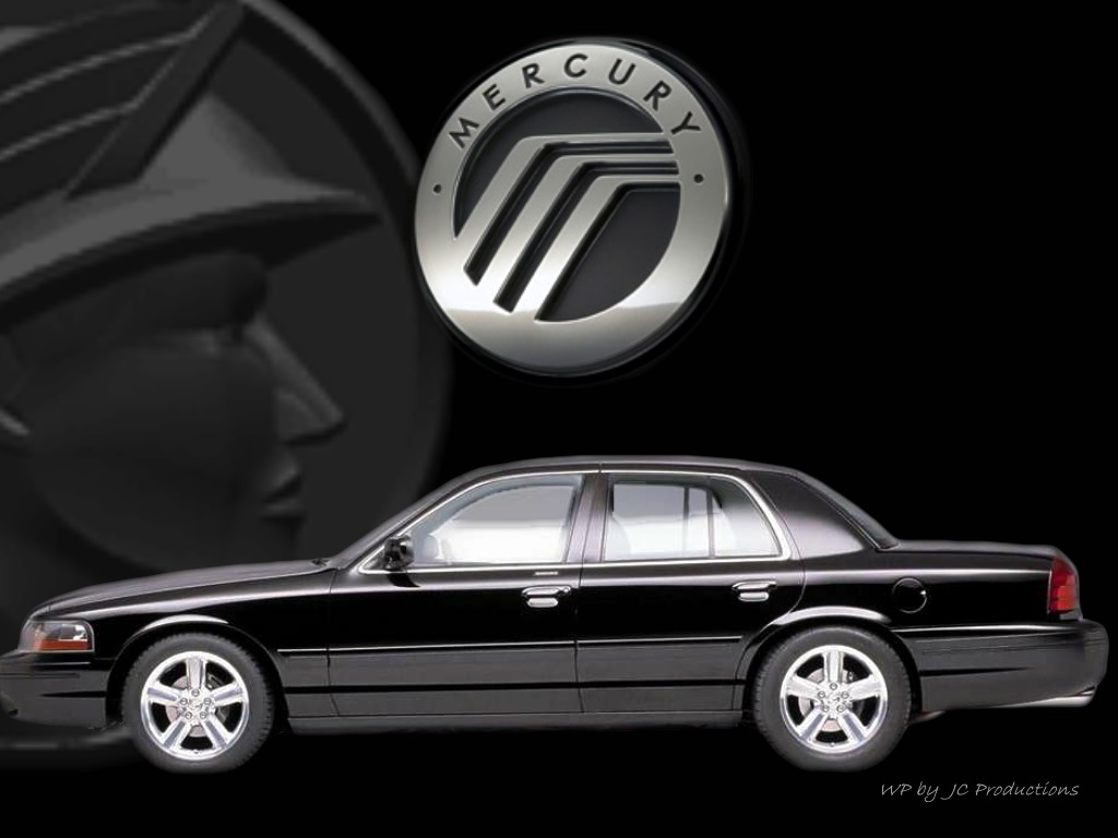 Full size side black sedan Mercury Marauder wallpaper / 1024x768