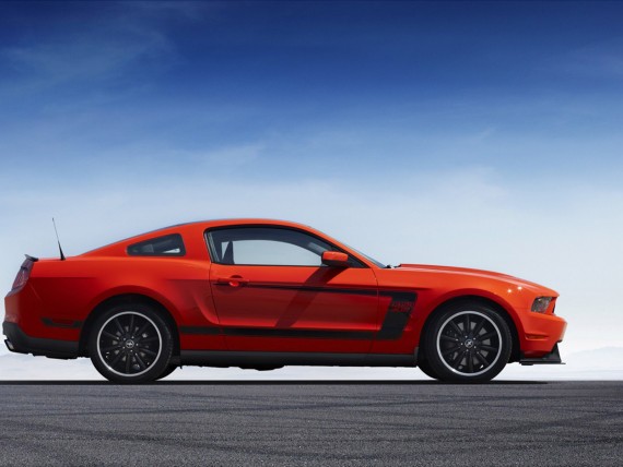 Free Send to Mobile Phone red Boss 302 Mustang wallpaper num.5