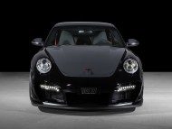 Download GT street TechArt black coupe front / Porshe