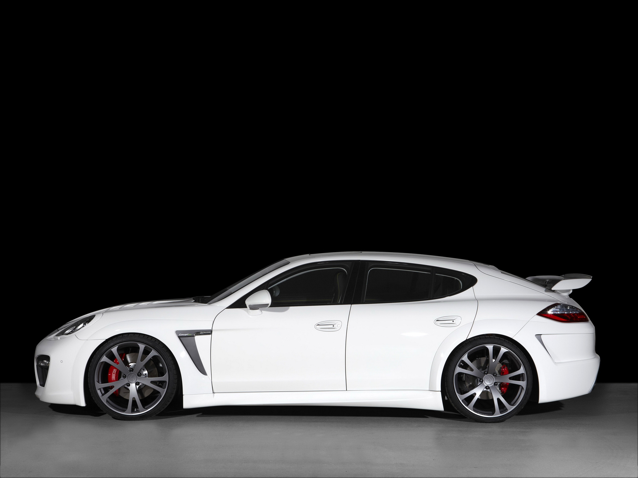 Download High quality Concept one white side Porshe wallpaper / 2048x1536