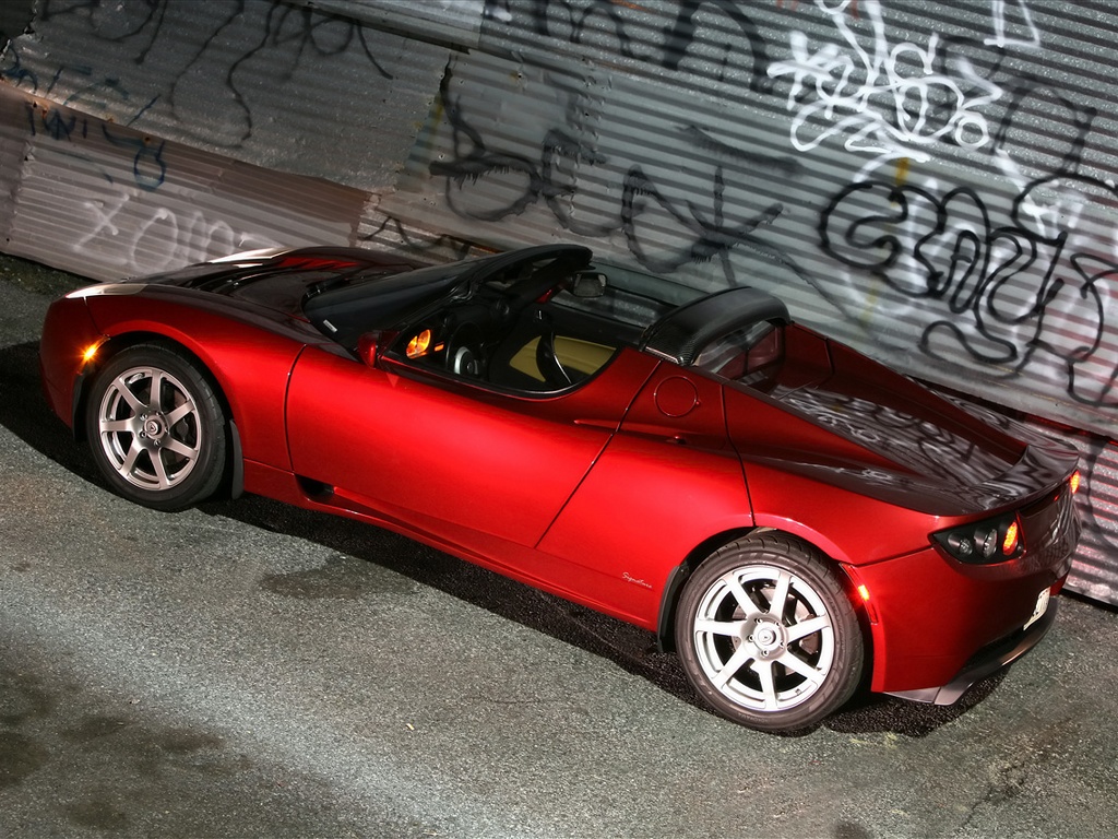 Download Roadster 2008 Tesla wallpaper / 1024x768