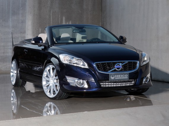 Free Send to Mobile Phone blue cabriolet heico front Volvo wallpaper num.19