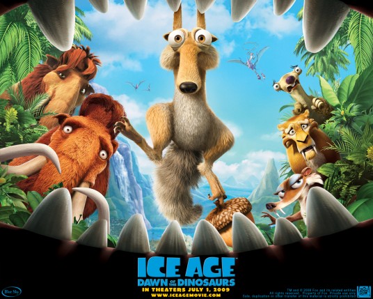 Free Send to Mobile Phone Ice Age Dawn Of The Dinosaurs Cartoons wallpaper num.18