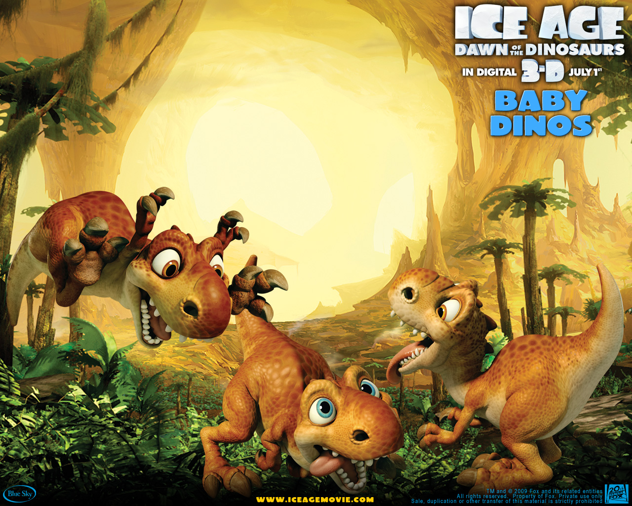 Download HQ Ice Age Dawn Of The Dinosaurs wallpaper / Cartoons / 1280x1024