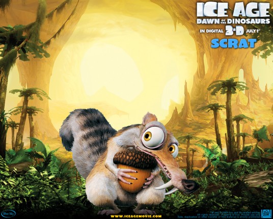 Free Send to Mobile Phone Ice Age Dawn Of The Dinosaurs Cartoons wallpaper num.9