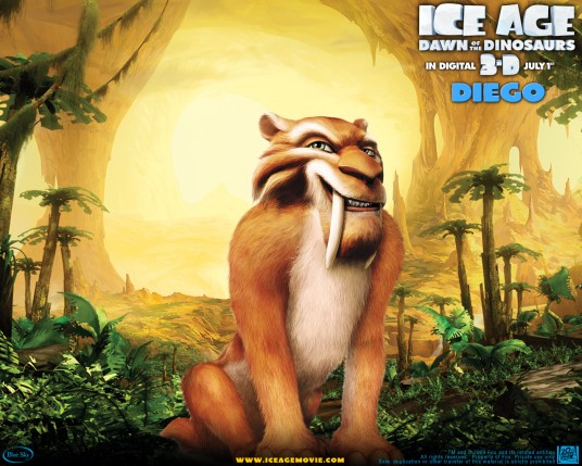 Free Send to Mobile Phone Ice Age Dawn Of The Dinosaurs Cartoons wallpaper num.5