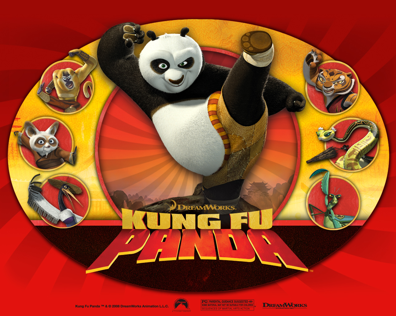 Download High quality Kung Fu Panda wallpaper / Cartoons / 1280x1024