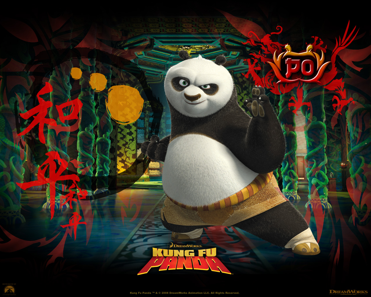 Download full size Kung Fu Panda wallpaper / Cartoons / 1280x1024