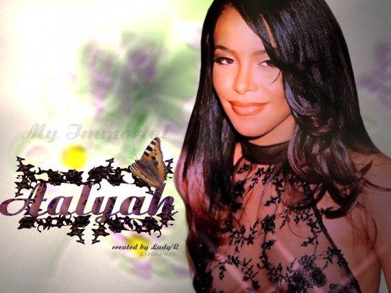 Free Send to Mobile Phone Aaliyah Celebrities Female wallpaper num.8