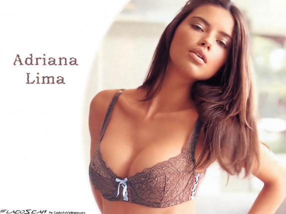 Free Send to Mobile Phone Adriana Lima Celebrities Female wallpaper num.5