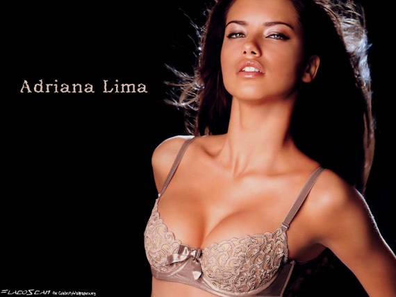 Free Send to Mobile Phone Adriana Lima Celebrities Female wallpaper num.6